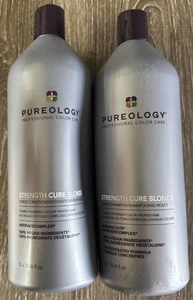 Pureology Strength Cure Blonde! Shampoo & Conditioner. Brand New! 33.8oz. Sealed - Picture 1 of 3