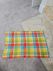 Crate & Barrel Plaid Designed Dish Towel - Picture 1 of 2