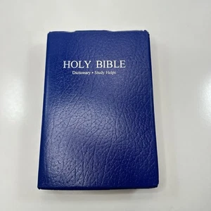Blue Holy Bible with Dictionary and Study Helps King James Red Letter - Bild 1 von 8