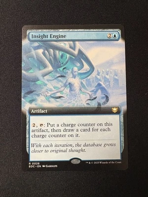2025 MTG Edge Of Eternities Insight Engine Extended Art #26 - Image 1 of 2