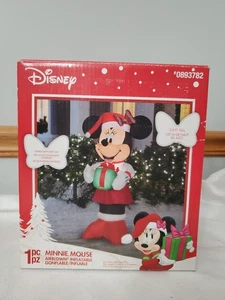 Disney Minnie Mouse Weihnachten 3,5ft luftgeblasen aufblasbar - Bild 1 von 12
