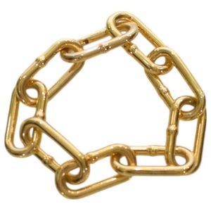 BOTTEGA VENETA 18k Gold-Plated silver square-shaped links chain bracelet - Picture 1 of 7