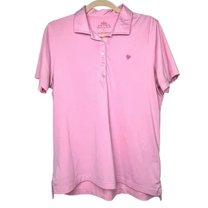 Peter Millar ELEMENT Damen Polo feuchtigkeitsableitend pink Große 50+ UPF - Bild 1 von 5