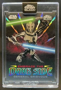 2024 Topps Chrome Black Star Wars General Grievous Embrace The Darkside #ED-14 - Picture 1 of 2