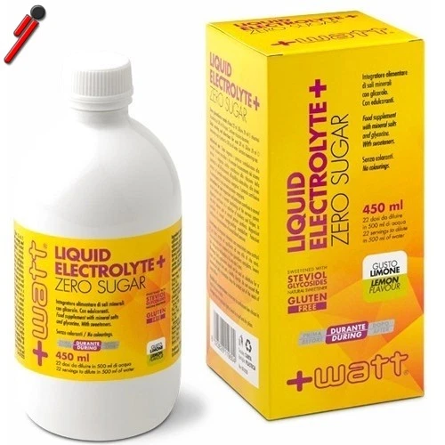 +Watt, Liquid Electrolyte+, 450 ml Sali minerali con Glicerolo - Immagine 1 di 1