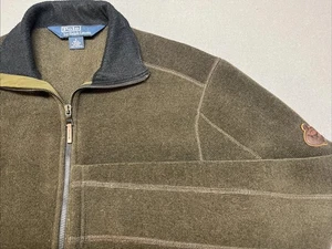 Polo Ralph Lauren Vintage Fleece Full Zip Jacke Herren Small Pheasant Sportsman - Bild 1 von 8