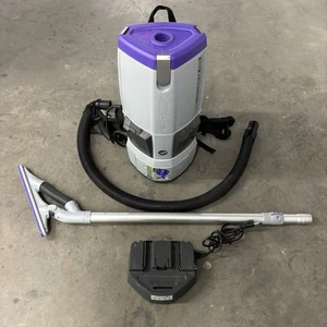 Pro-Team GoFree Flex Pro Commercial Cordless Backpack Vacuum #107572 w/ Charger - Picture 1 of 16