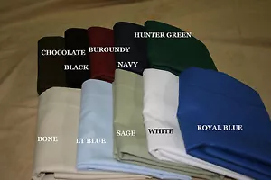 50/50 Percale Pillow Shams - sold per piece - all sizes available - Picture 1 of 4