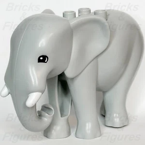 LEGO® Duplo Elephant Adult Animal Minifigure Part Grey 45029 10906 10974 10975 - Picture 1 of 4