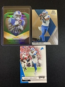 Kenny Golladay Lot (3) 2020 Prizm Green Brilliance + Mosaic - Picture 1 of 2