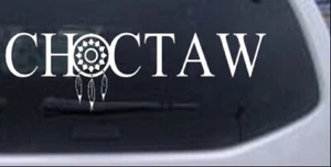 Choctaw with Dreamcatcher O Car or Truck Window Laptop Decal Sticker 6X1.9 - Bild 1 von 33