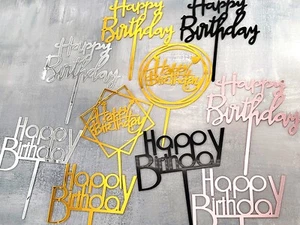 Birthday Cake Toppers, Happy Birthday Decorations, Birthday Cake Decorations - Picture 1 of 7