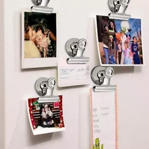Clips imanes de nevera 1/2/4/6 piezas con almohadillas adhesivas antiarañazos refrigerador Magne - Imagen 1 de 20