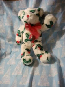 Oso de peluche Princess Soft Toys 2000 Holly Christmas - Imagen 1 de 6