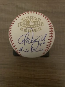 Adam Wainwright Signed Inscribed 2006 WS Logo Ball St. Louis Cardinals BAS COA - Picture 1 of 2