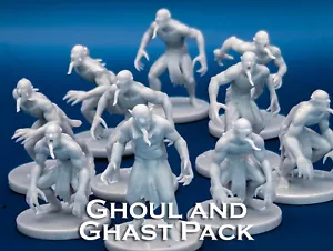 Ghoul and Ghast Pack | 10 Miniatures Starter Set - 28mm Scale DnD D&D Tabletop M - Bild 1 von 10