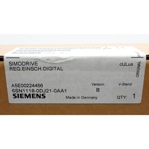 New 6SN11180DJ210AA1 Siemens Simodrive 6SN1118-0DJ21-0AA1 6SN1 118-0DJ21-0AA1 - Picture 1 of 5