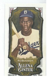 2024 Topps Allen & Ginter Mini #170 Jackie Robinson Brooklyn Dodgers A&G Back! - Picture 1 of 2