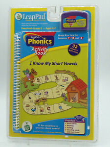 LeapFrog LeapPad Phonics I KNOW MY SHORT VOWELS Ages 4-7 Brand New 