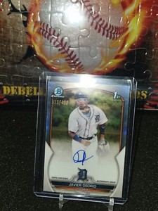 Javier Osorio 1st 2023 Bowman Chrome /499 Refractor  AUTO CPA-JO