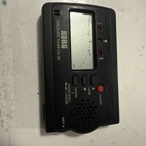 Korg Chromatic Tuner CA-30 Multi-Instrument Guitar Battery Works - Picture 1 of 3