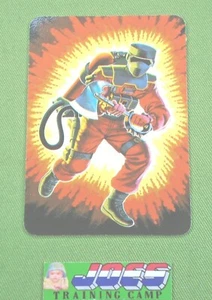 1986 tarjeta coleccionable de acción GI Joe #21 barbacoa Milton Bradley Hasbro ARAH JTC - Imagen 1 de 2