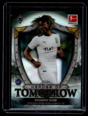 2022 Topps Chrome Bundesliga HEROES OF TOMMORROW KOUADIO KONE - Image 1 of 2