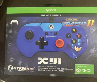 XBOX ONE/PC Hyperkin x91 Controller Limited Edition Mega Man 11 Sealed - Image 1 of 4