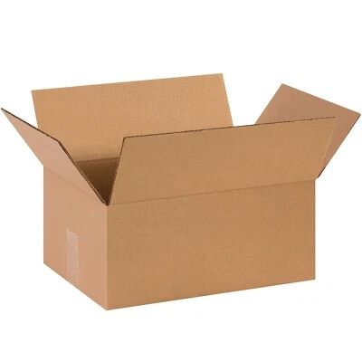 14 x 10 x 6 Shipping Boxes Moving Boxes Corrugated Kraft 25/Bundle 25/Pack - Image 1 of 3