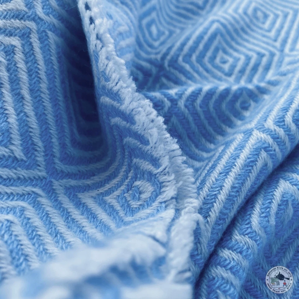 Cashmere Blanket "Gokyo (गोक्यो)" - Handcrafted from Nepal, Throw, Plaid, Quilt - Image 1 of 4