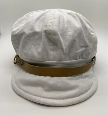 Gorra Nine West para mujer ajustada talla única algodón blanco  Foto 1 de 4