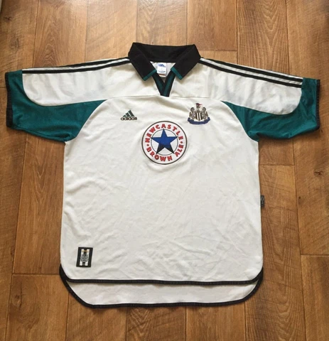 Vintage Newcastle United 1999/2000 Adidas Football Shirt Soccer Jersey Size XL Cover
