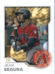 2017 Topps Stickers #207 Jean Segura - NM-MT