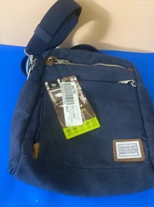 Travelon Anti-Theft Heritage Tour Bag, Size: 9" x 11.5" x 3" indigo New @ - Picture 1 of 5