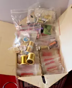 Huge Lot Vintage DMC Embroidery Floss Skeins Mouline Special Plus Floss Tote ** - Picture 1 of 6