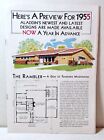 1955 Alladin Home Design Broschüre, Bay City, Michigan; Mid-Century Moderne Pläne