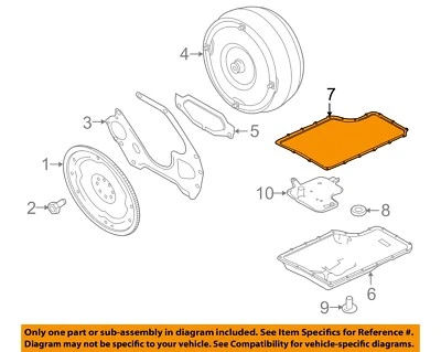 Junta de transmisión Super Duty Ford OEM 11-24 E-350 BC3Z7A191B Foto 1 de 2