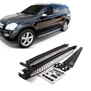 Trittbretter Schweller Für Mercedes GL X164 2007-2013 Set Aluminium - Afbeelding 1 van 9