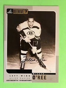 1997 Pinnacle Beehive Willie O'Ree AUTOGRAPH HOF Rookie RC SUPER RARE #75 5x7 - Picture 1 of 2