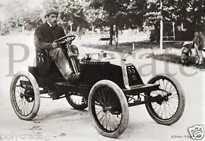 Automobile voiture ancienne 1900 Renault type à identifier - repro photo - 01 - Picture 1 of 3