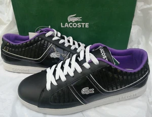 Zapatos de mujer LACOSTE Observe 2 LCE MB cuero negro EUR 40,5 UK7 US7 nuevos - Imagen 1 de 7