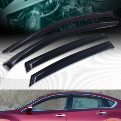 PROTECTOR PROTECTOR CONTRA HUMO PARASOL LLUVIA PUERTA VENTANA VISERA 4 PIEZAS PARA NISSAN ALTIMA 13-18 Foto 1 de 3