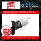 Washer Pump fits RENAULT Front or Rear 286203634R 6001545616 6001549443 Febi New