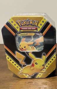 One Pokemon TCG V Powers Tin Pikachu NEW SEALED Original - Picture 1 of 1