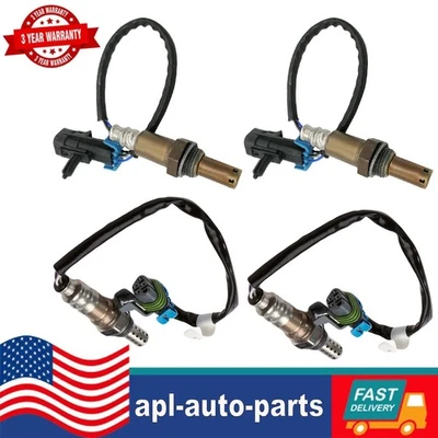 4X Oxygen Sensor Upstream & Down For 2006 2007 GMC Envoy Chevrolet Trailblazer - Image 1 of 4