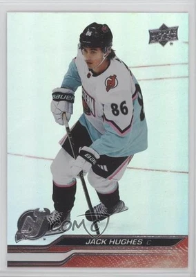 2023-24 Upper Deck Extended Series All-Star Team Silver Foil Jack Hughes #680 - Image 1 of 2