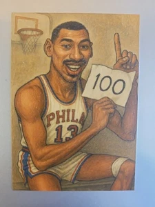 Greatest Caricatures In Sports - Wilt Chamberlain Scores 100 Points In A Game - Picture 1 of 2