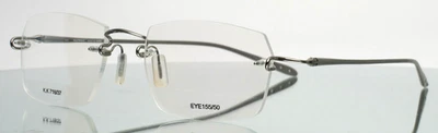 Gafas sin montura KAZUO KAWASAKI MP718 EYE155 #37 Gunmetal para hombre 50-19-140 B:34 Foto 1 de 4