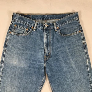 Levis 550 Jeans Herren 34x30 helle Waschung blau Relaxed Fit Tapered Leg Denim Red Tab - Bild 1 von 21