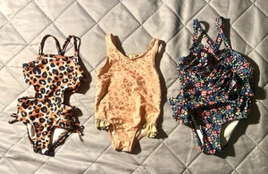 Little Girls Swimsuit Lot - Picture 1 of 2